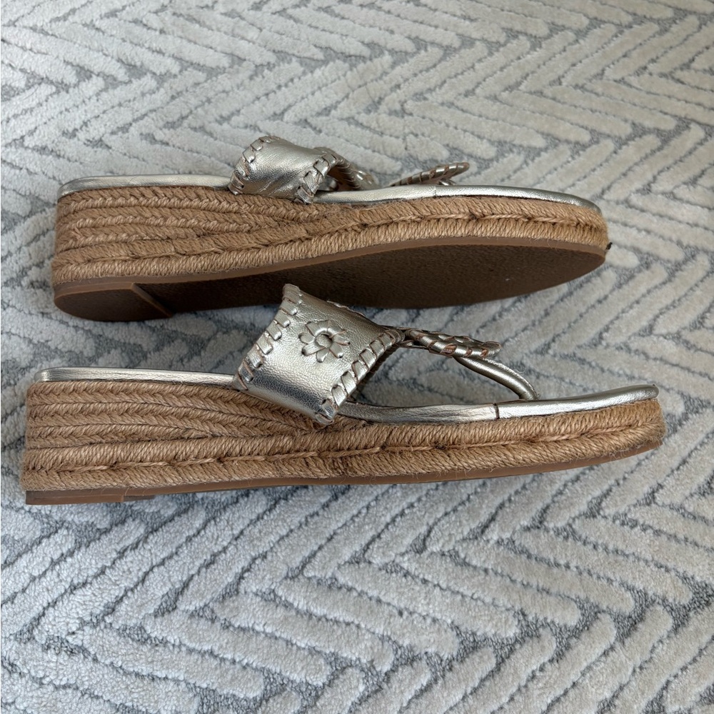 Jack Rogers Metallic Sandals - Picture 2 of 4